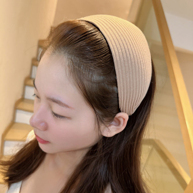 Women's Fashionable and Versatile Wide-Brimmed Headband