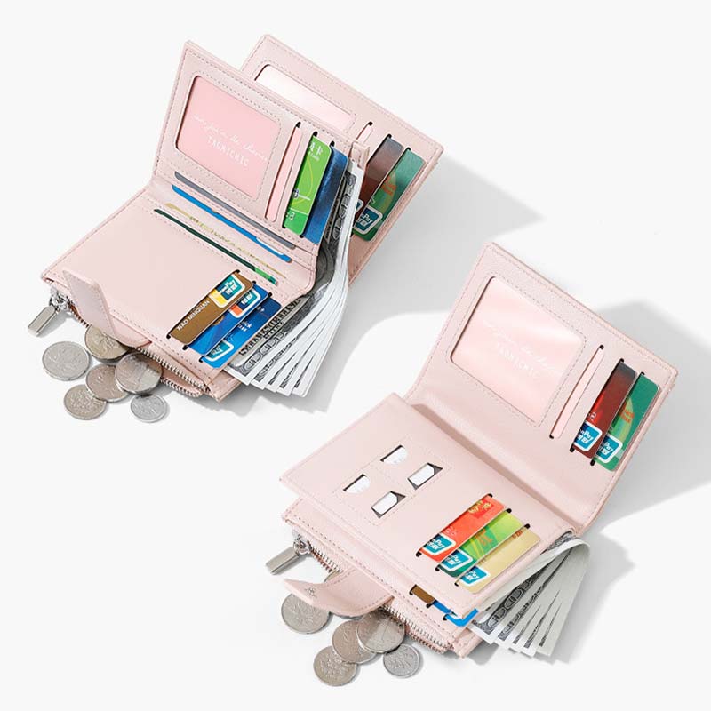 🥰Hot Sale 50% OFF🔥Handheld Multi-Layer Two-Fold Zipper Wallet