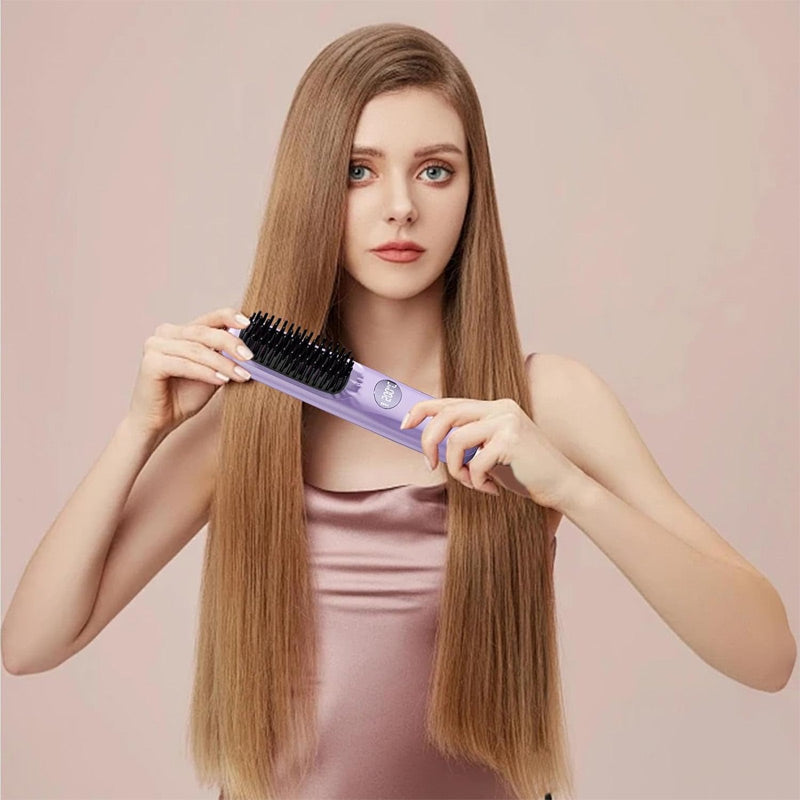 💕Last Day Special Price £14.99!!💕Cordless hair straightener with LED display💇‍♀️2