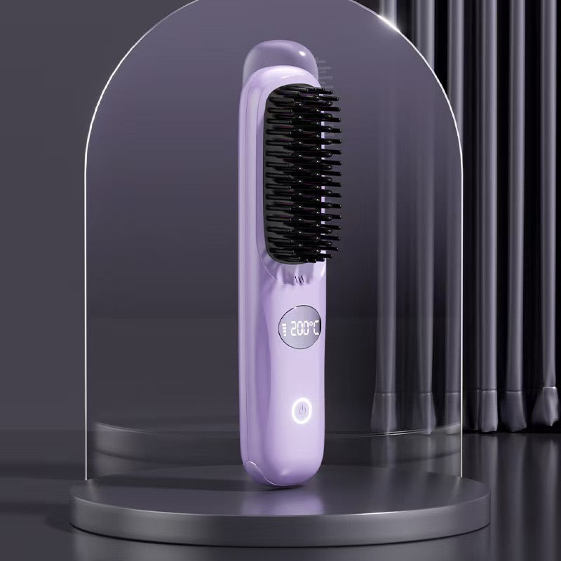 💕Last Day Special Price £14.99!!💕Cordless hair straightener with LED display💇‍♀️2