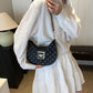 Women’s Quilted Dumpling Design Chain Crossbody Bag