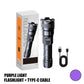 LED Strong Light Retractable Flashlight