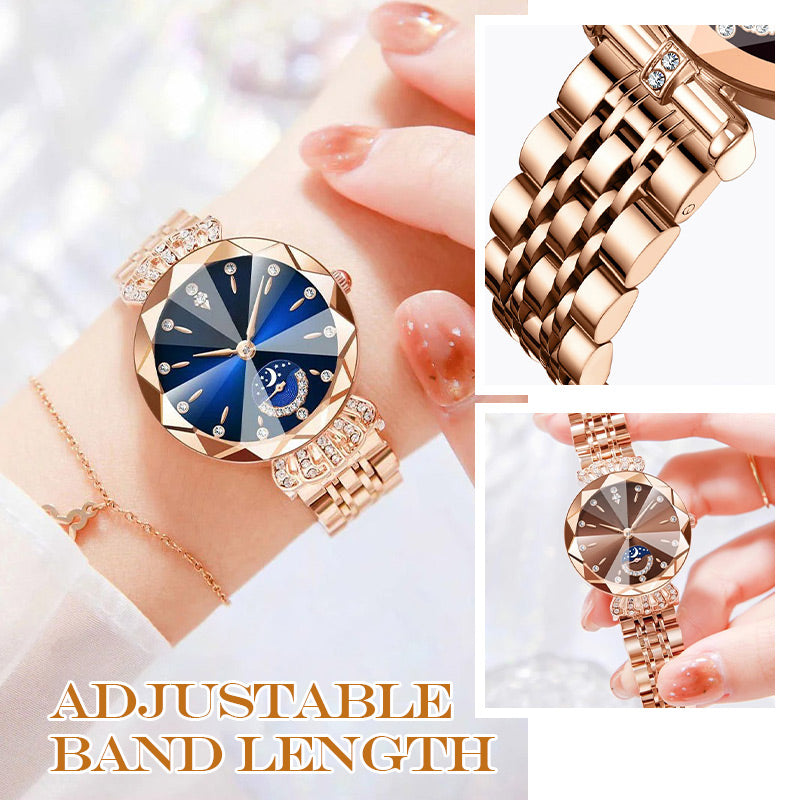 🎀Fashionable Diamond Moon Star Watch for Women
