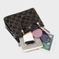 Women’s Luxury 3-Compartment Handbag with Shoulder Strap