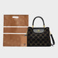 Women’s Luxury 3-Compartment Handbag with Shoulder Strap
