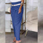 Women’s Solid Color Irregular Casual Pants