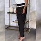 Women’s Solid Color Irregular Casual Pants