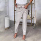 Women’s Solid Color Irregular Casual Pants
