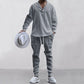 💥Arrived Today-SAVE50%💥Men's 2-Piece V-Neck Baggy Sweatshirt & Joggers Set