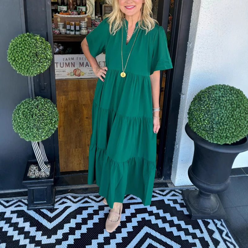 💕Limited Time 49% Off💕Women’s Elegant Tiered Maxi Dress