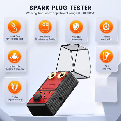 📢📢70 % OFF !!⏰⏰Spark Plug Tester with Dual Test Holes