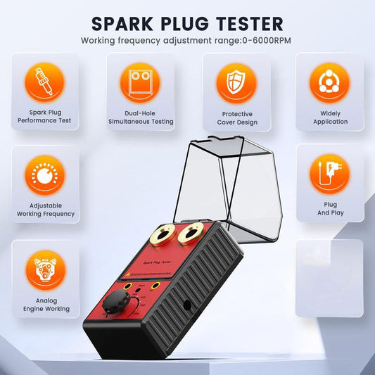 📢📢70 % OFF !!⏰⏰Spark Plug Tester with Dual Test Holes