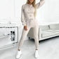 Women's Two-Piece Hooded Tracksuit Set