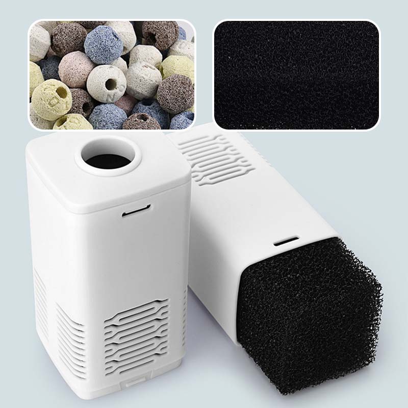 4-in-1 Aquarium Filter - Filtration, Aeration, Waste Removal, Water Pumping