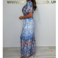 Bohemian Print Wide Leg Jumpsuit