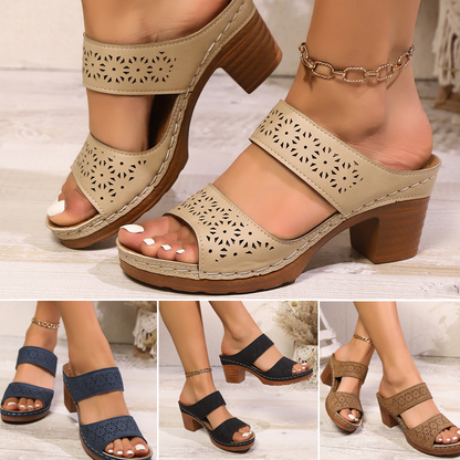 Women's Comfortable Slip-on Wedge Sandals