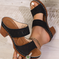 Women's Comfortable Slip-on Wedge Sandals