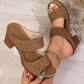 Women's Comfortable Slip-on Wedge Sandals