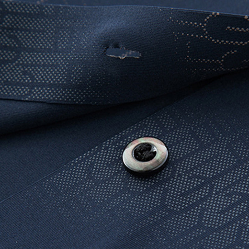 Men's Summer Embroidered Business Short-Sleeve Shirt👔