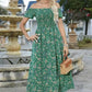 Women's Elegant Floral Off-Shoulder Dress