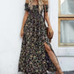 Women's Elegant Floral Off-Shoulder Dress