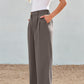 Women's Casual High-Waist Straight Leg Trousers