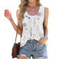 Women's Casual Fashion Round Neck Printed Sleeveless Tank Top