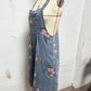 🌸2025 New Fashion🌸 Vintage Floral Printed Denim Jumpsuit