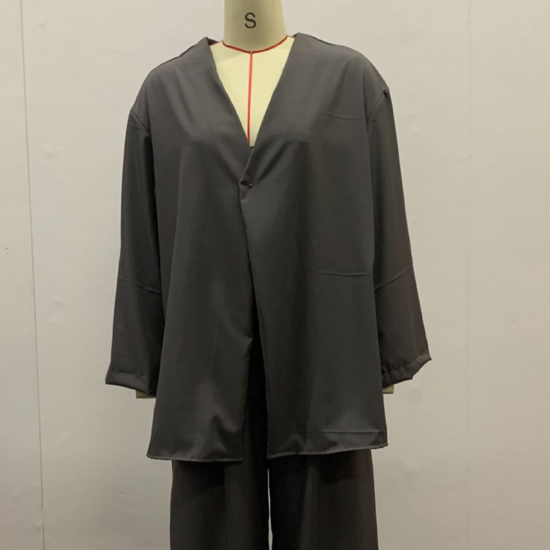 Women's Elegance V-Neck Top & Wide-Leg Pants Set