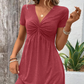 🎉🛍️Hot Promotion 50% OFF💃Women's V-Neck Short-Sleeved Dress