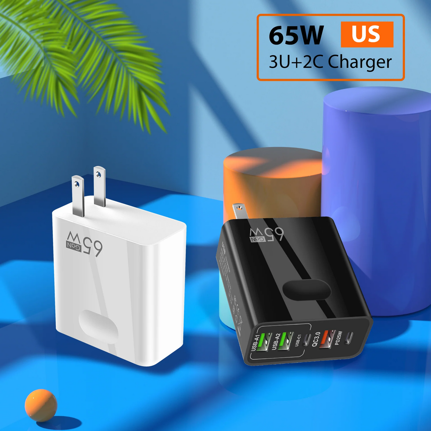 🎉LAST DAY SALE 63% OFF🔥[Practical Gift] 65W & 120W Multiple-Ports Fast Charger