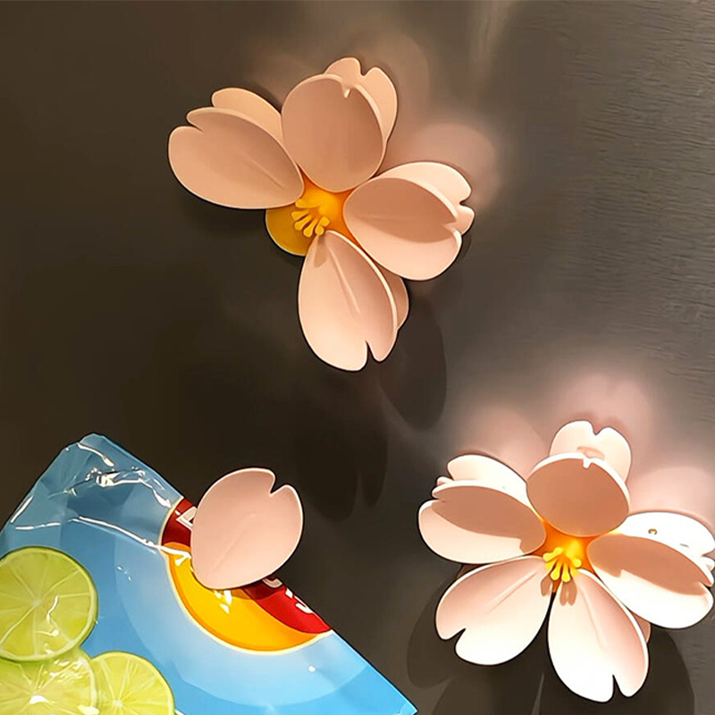 🌸Flower refrigerator magnet clip for food storage🌸