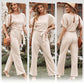 Women’s High Waist Wide Leg Jumpsuit