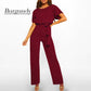Women’s High Waist Wide Leg Jumpsuit