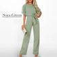 Women’s High Waist Wide Leg Jumpsuit