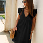 Casual Hollow Out Mini Dress for Women