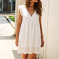 Casual Hollow Out Mini Dress for Women