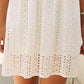 Casual Hollow Out Mini Dress for Women