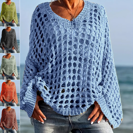 ⏳Limited-time 52% off⏰Women's Crochet Knit Top🧶👚
