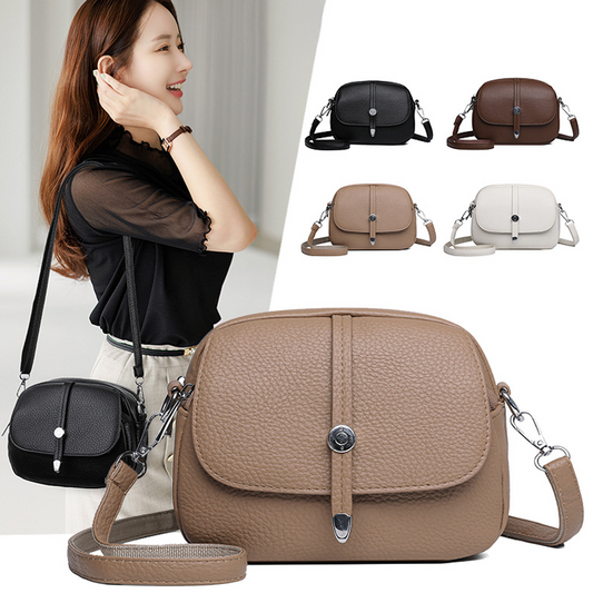 Women's Solid Color Lightweight Crossbody Bag