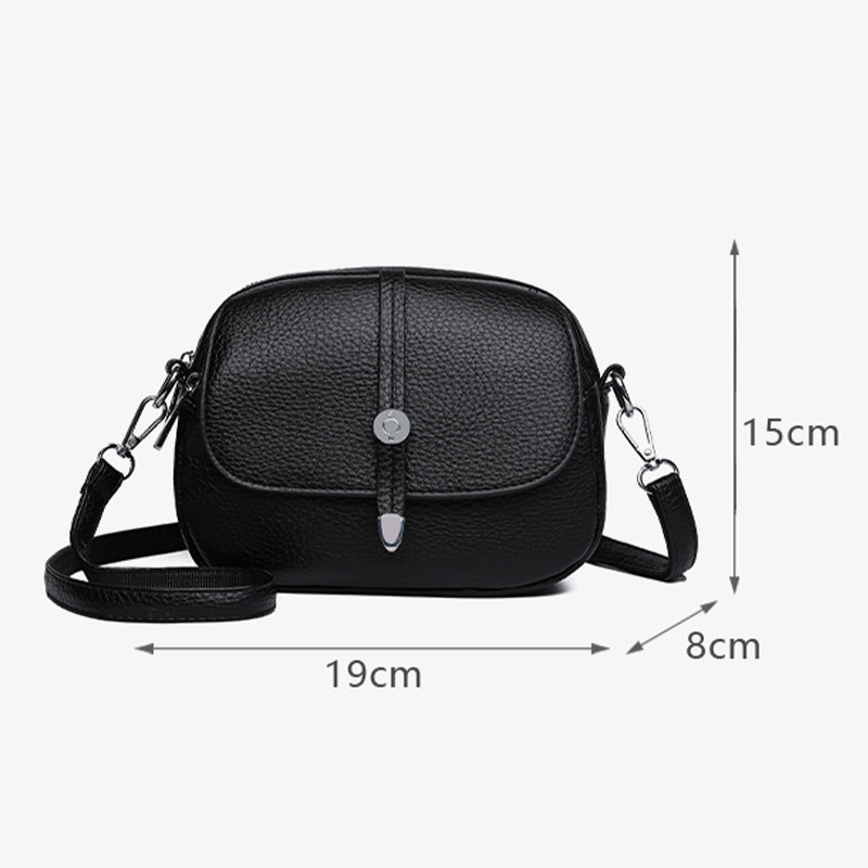 Women's Solid Color Lightweight Crossbody Bag