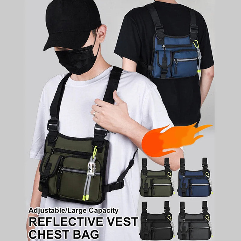 🔥Multi-Pocket Waterproof Vest Style Chest Bag🔥
