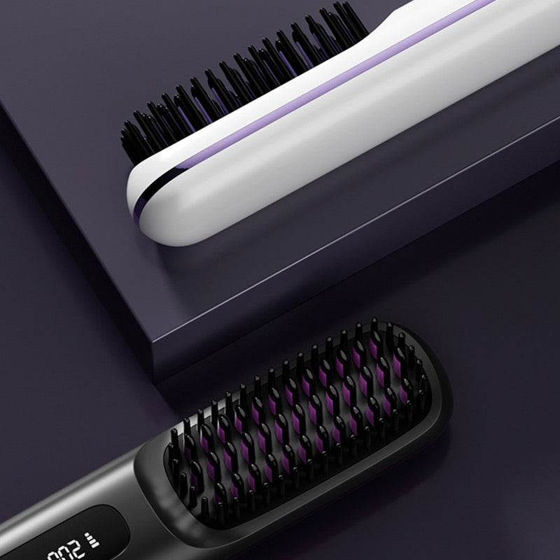 🔥Summer Hot Sale 49% Off🔥Wireless Ceramic Heating Hair Straightening Comb