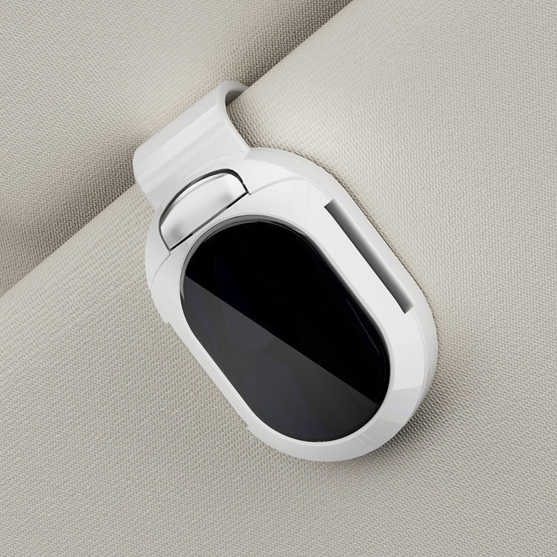 Multifunctional sunglasses holder to the car's sunscreen