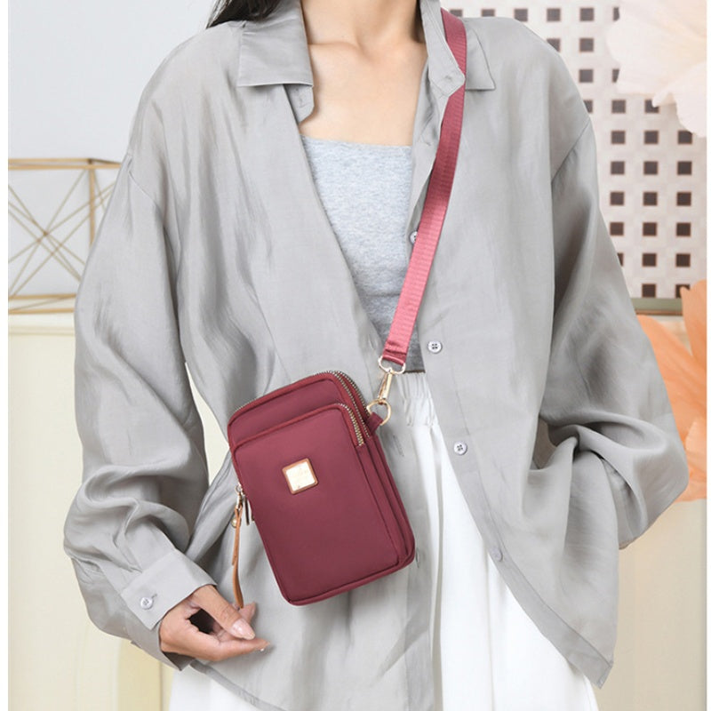 Stylish 3-Layer Shoulder Crossbody Bag