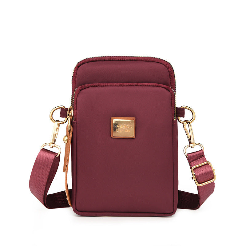 Stylish 3-Layer Shoulder Crossbody Bag