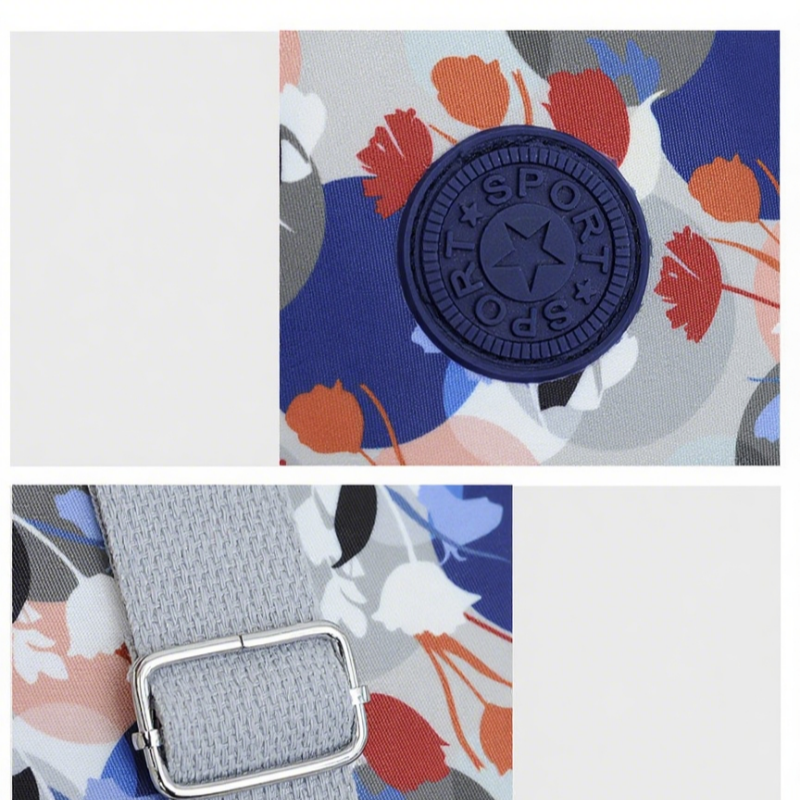 Fashionable Lightweight Bag with Multi-pocket Design