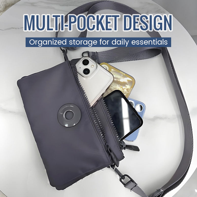 Fashion Zip Crossbody Bag