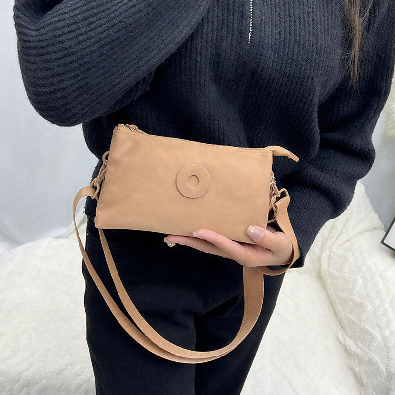 Fashion Zip Crossbody Bag