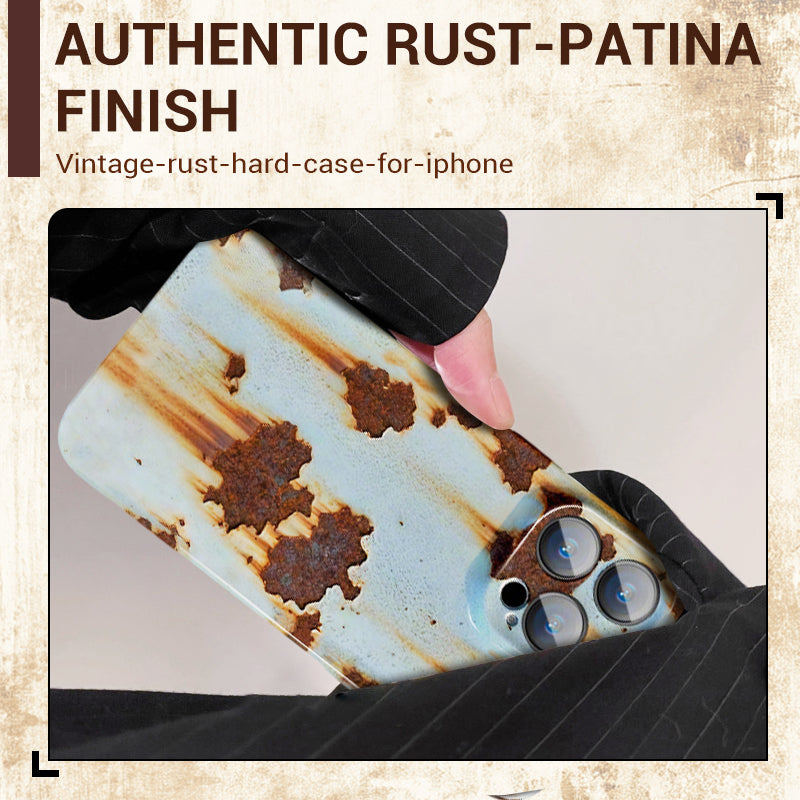 Vintage Rust Hard Case For iPhone